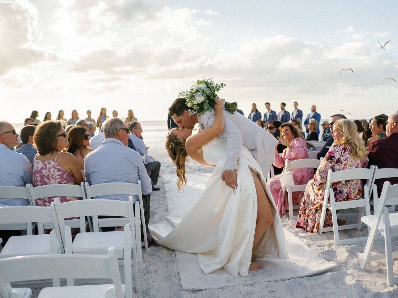 Sunset Beach Ceremony — Hand-Graded After Editing