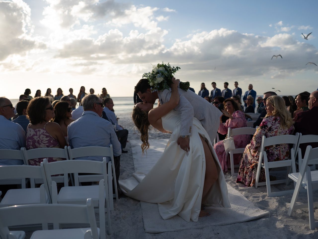 Sunset Beach Ceremony — Original RAW Before Editing